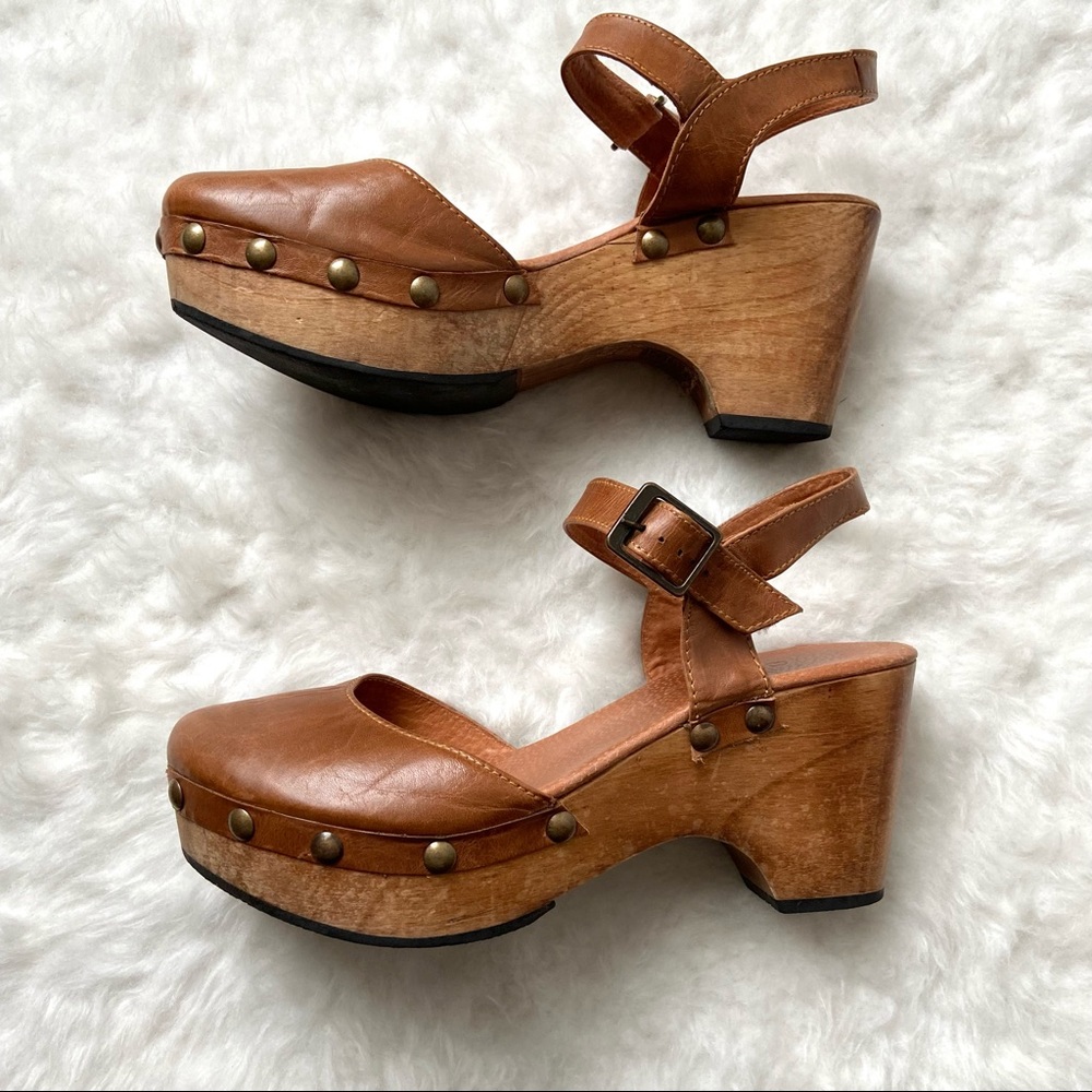 Cordani Zori Mule - Calzature Leather And Wood Clogs - Picture 6 of 9
